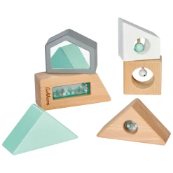 Eichhorn Baby Pure Houten Bouwblokken met Geluid