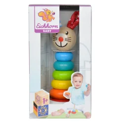 Eichhorn Baby Stapelspel Dier, 7dlg.