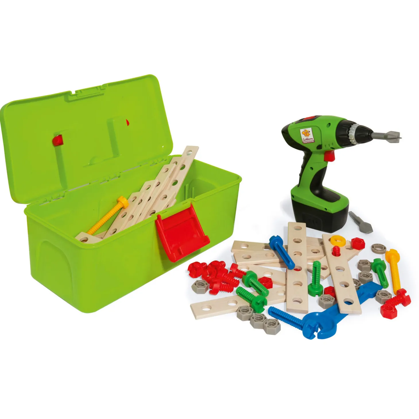 Eichhorn Constructor Gereedschapskist met Boor, 70dlg.