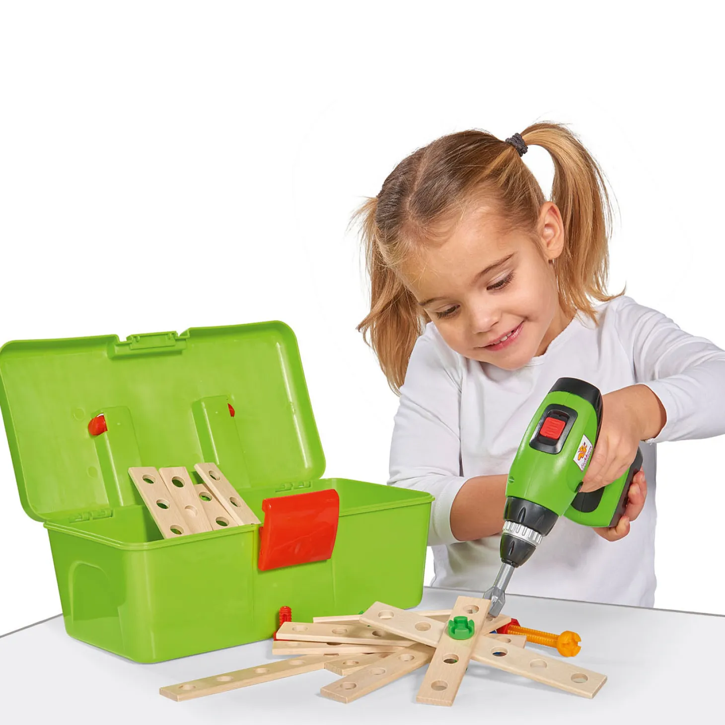 Eichhorn Constructor Gereedschapskist met Boor, 70dlg.