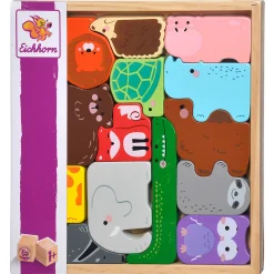 Eichhorn Houten Dieren Vormen in Houten Box, 14dlg.