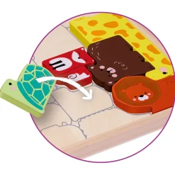 Eichhorn Houten Dieren Vormen in Houten Box, 14dlg.