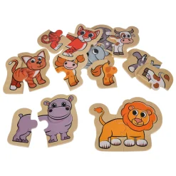 Eichhorn Houten Dierenpuzzel, 16st.