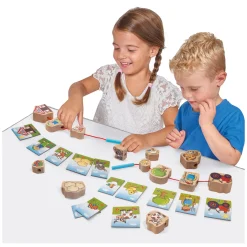 Eichhorn Houten Rijgspel, 13dlg.