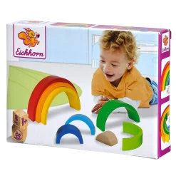 Eichhorn Houten Stapelregenboog, 8dlg.