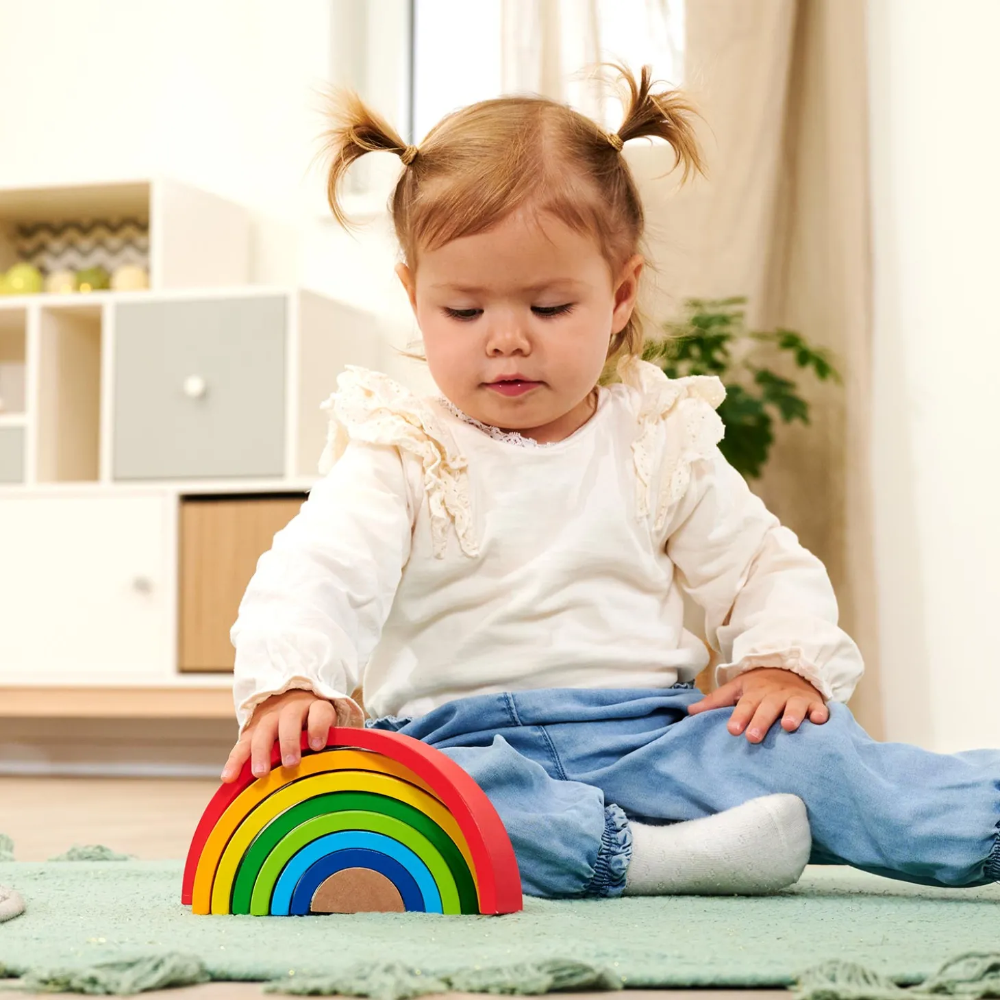 Eichhorn Houten Stapelregenboog, 8dlg.