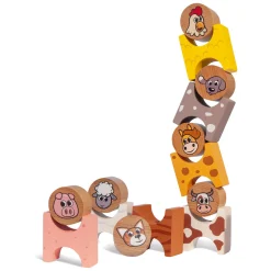 Eichhorn Houten Stapelspel Boerderijdieren, 14dlg.