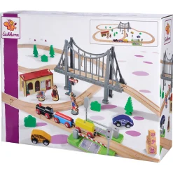 Eichhorn Treinbaan met Brug Speelset, 55dlg.