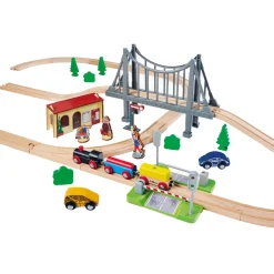 Eichhorn Treinbaan met Brug Speelset, 55dlg.