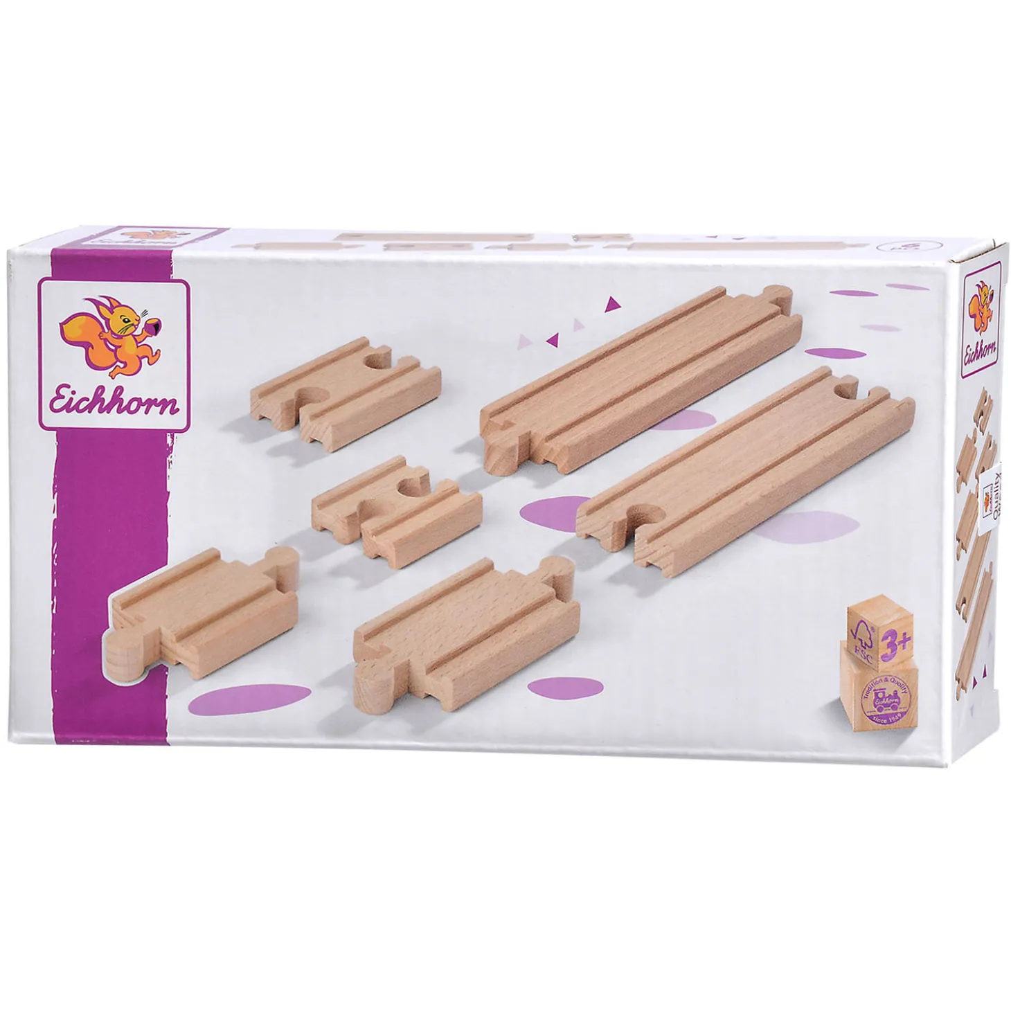 Eichhorn Treinrails Sporen Uitbreidingsset, 6dlg.