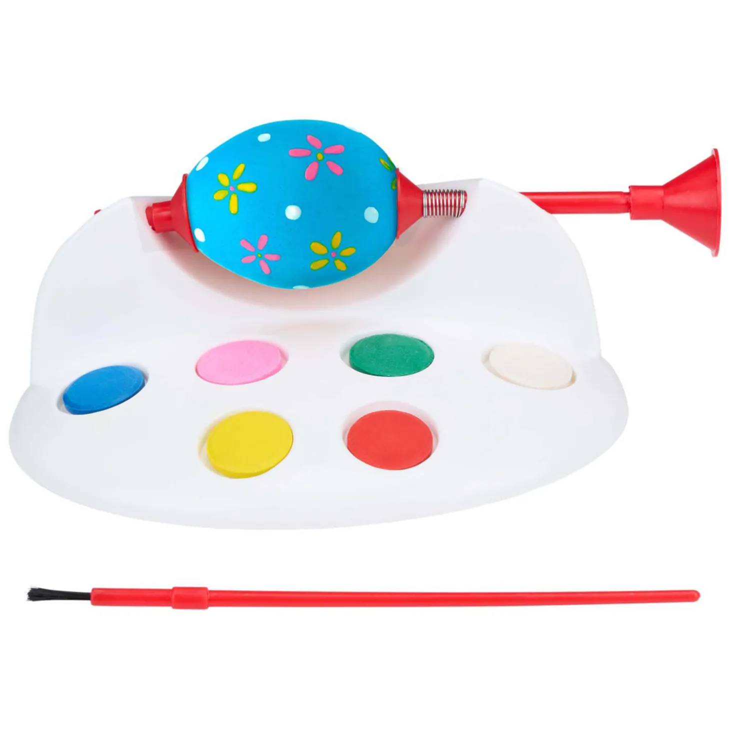 Eierverfset met Penseel