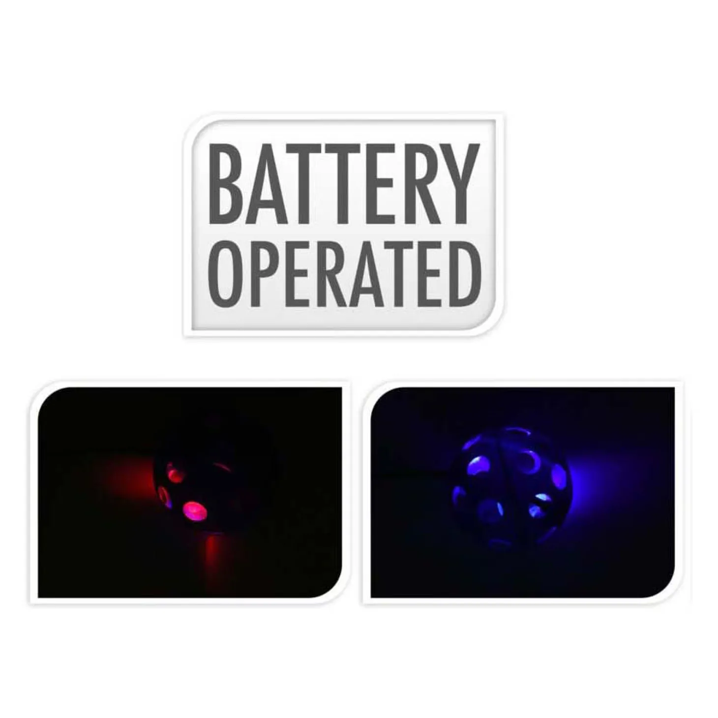 Enkelspringbal met Licht, 70cm