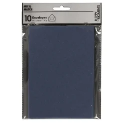 Envelop Blauw, 11,5x15cm, 10st.