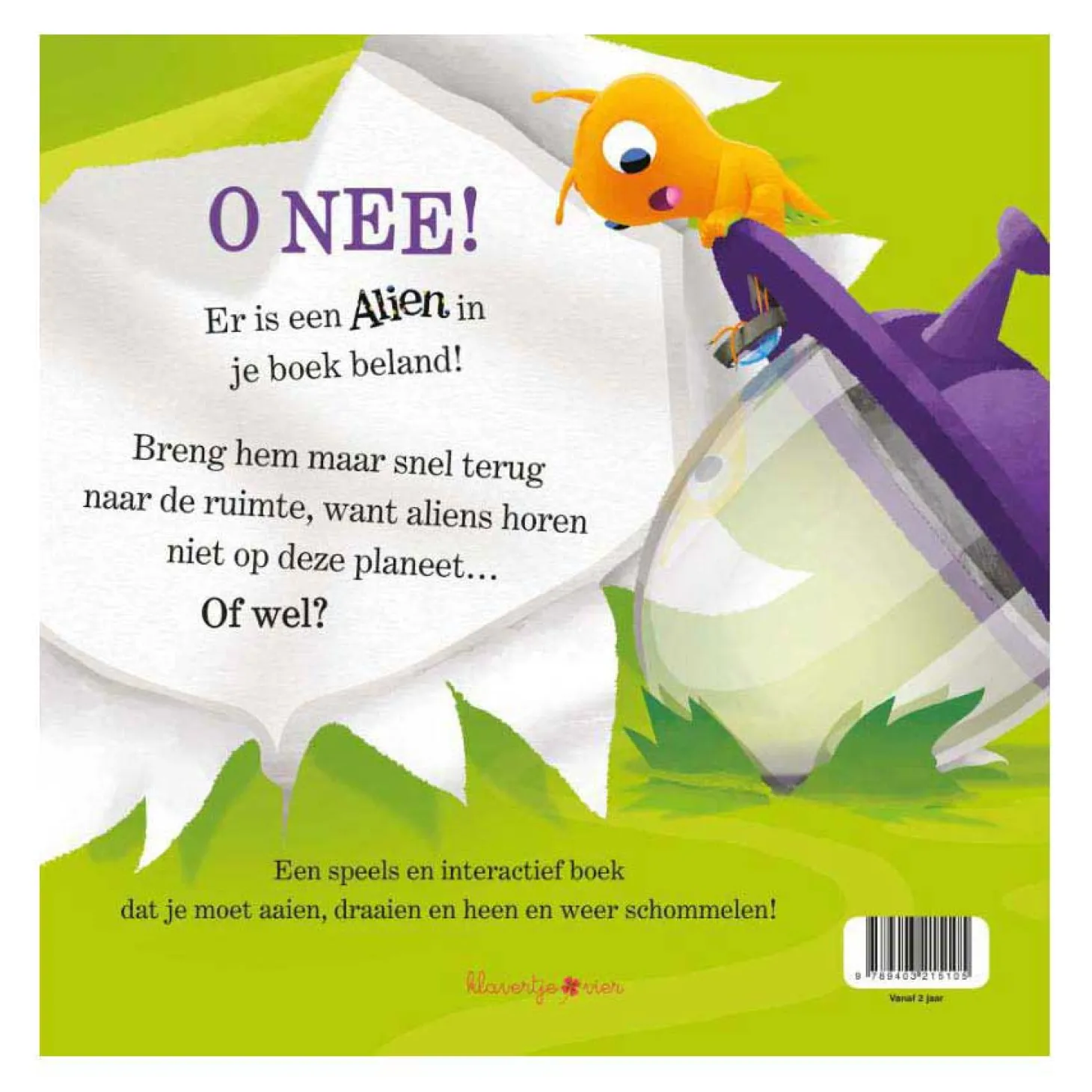 Er zit een alien in je boek
