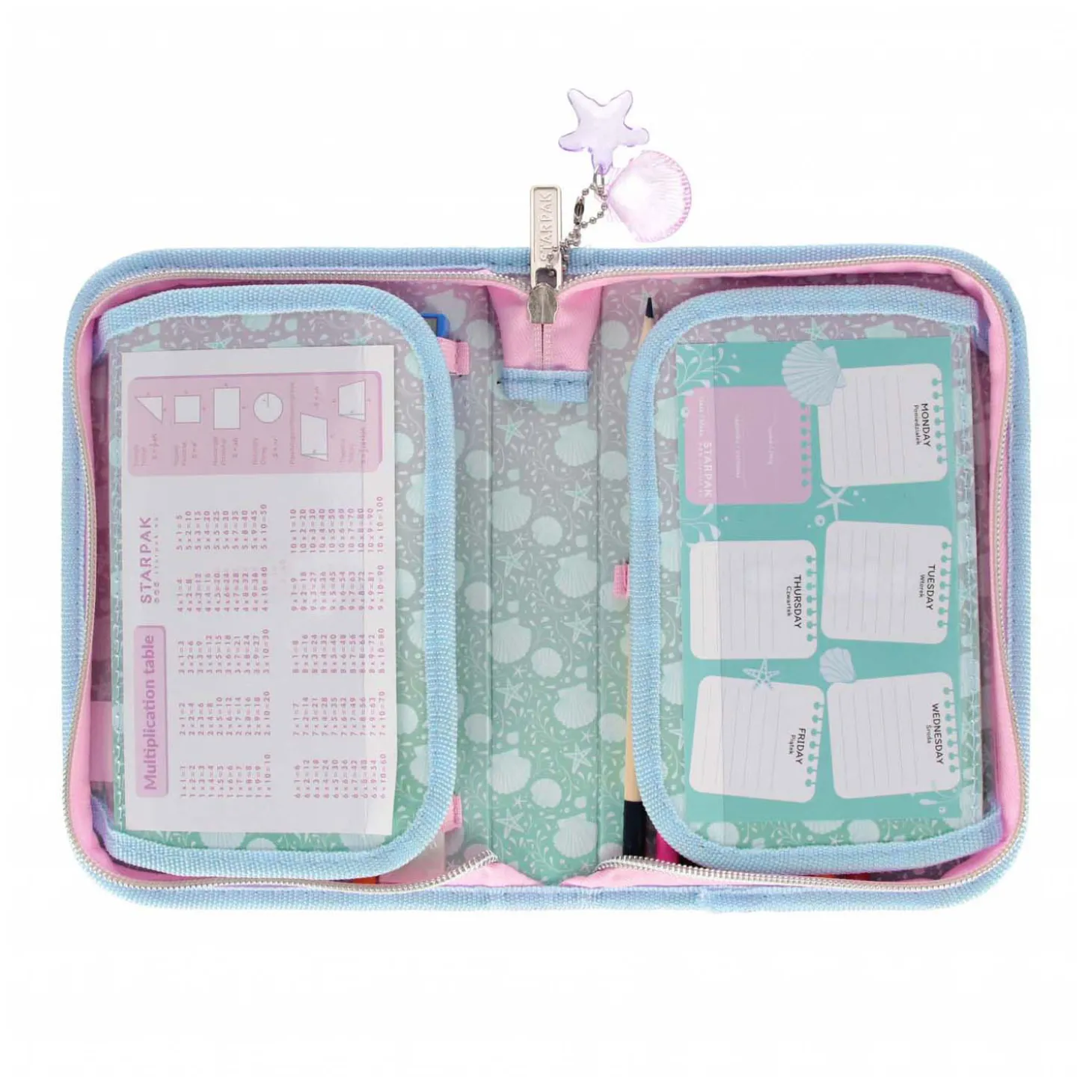 Etui met Accessoires Schelp, 25dlg.
