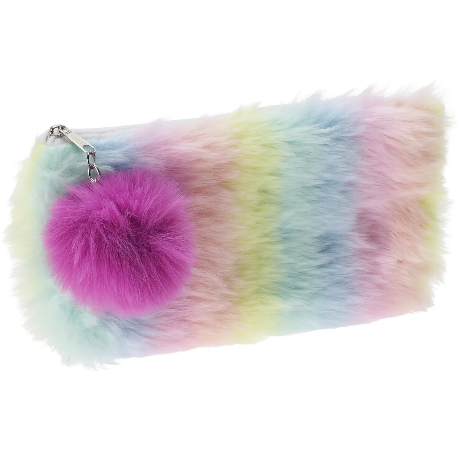 Etui Regenboog Pluche, 20,5cm