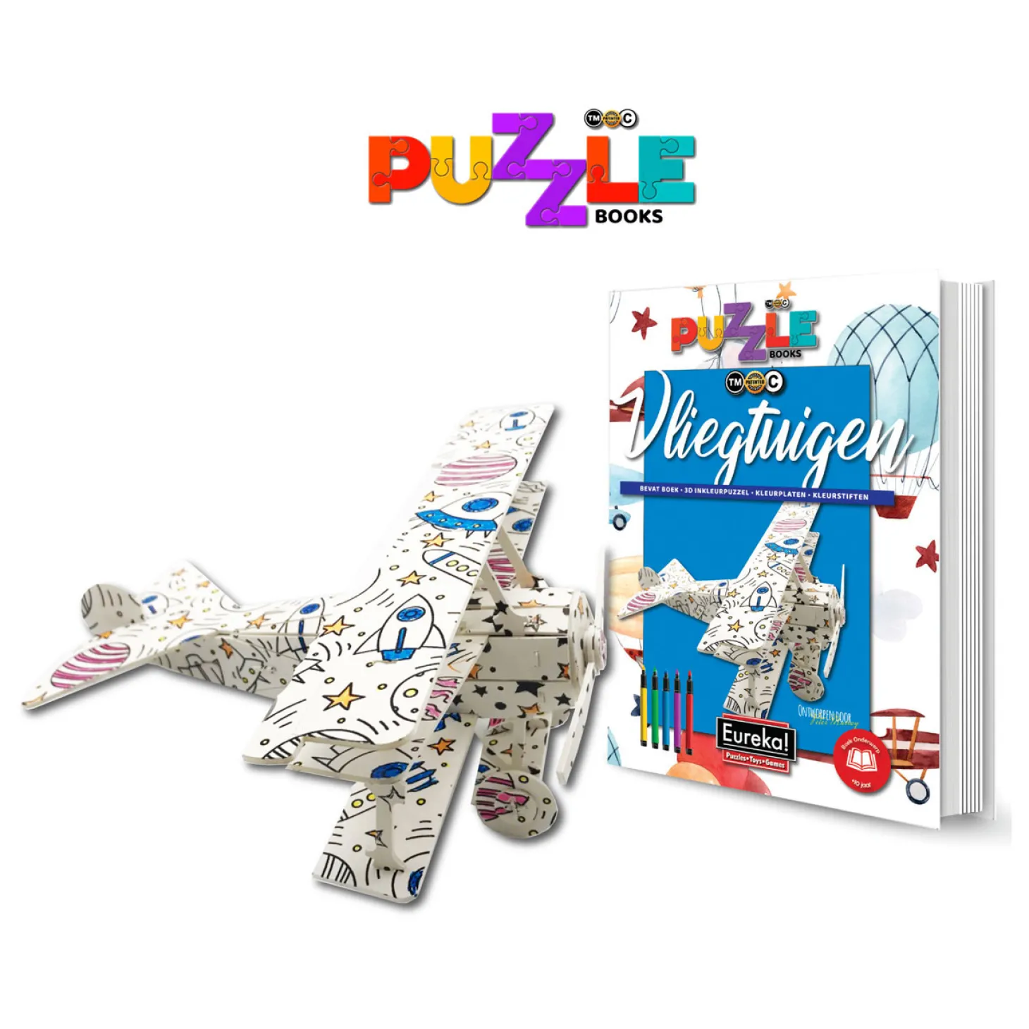 Eureka 3D Puzzel Books - Vliegtuigen