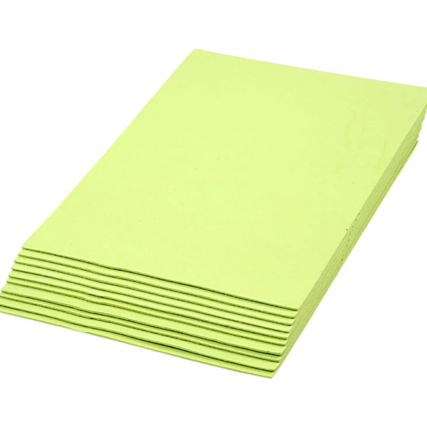 EVA Foam Vellen Lichtgroen A4, 10st.