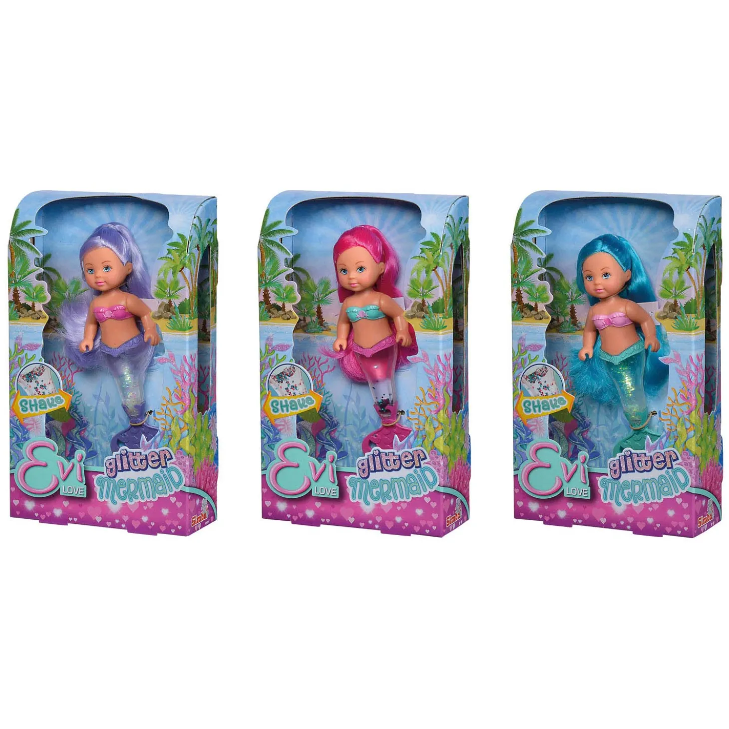 Evi Love Glitter Zeemeermin