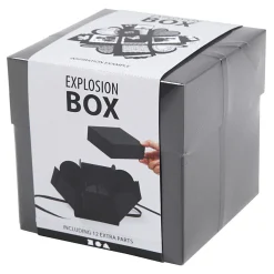 Explosion Box Geschenkdoos Zwart Set