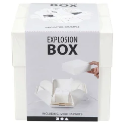Explosion Box Geschenkdoos Off-white Set