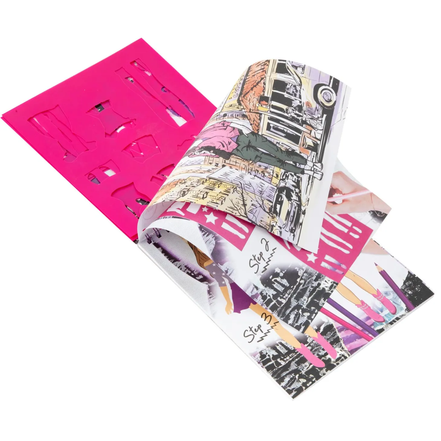 Fashion Design Stickerboek + Stencils