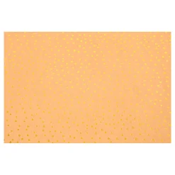Faux Leather Papier Bruin met Stippen, 1m