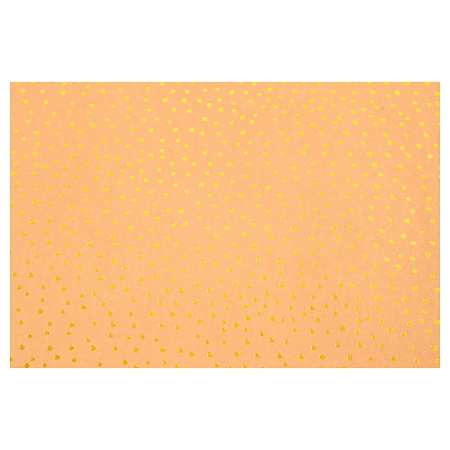 Faux Leather Papier Bruin met Stippen, 1m