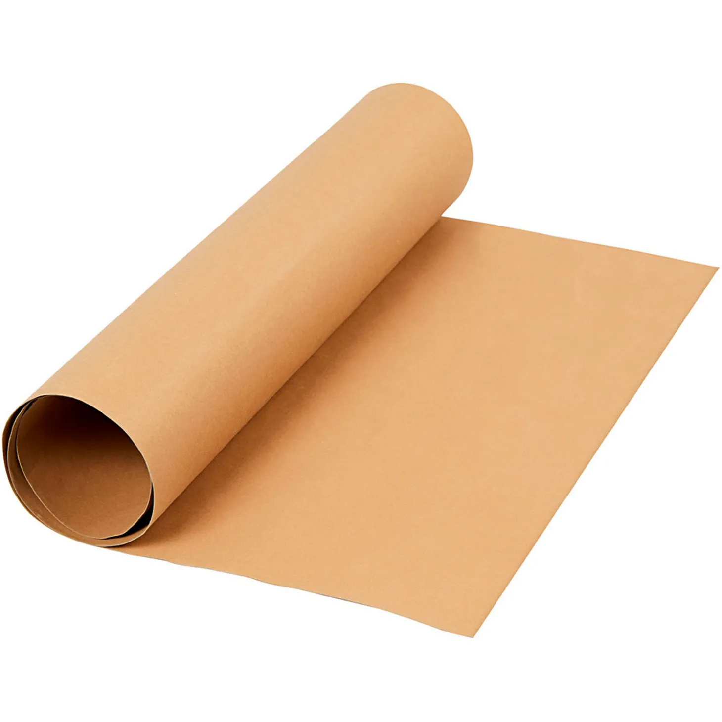 Faux Leather Papier Lichtbruin, 1mtr.