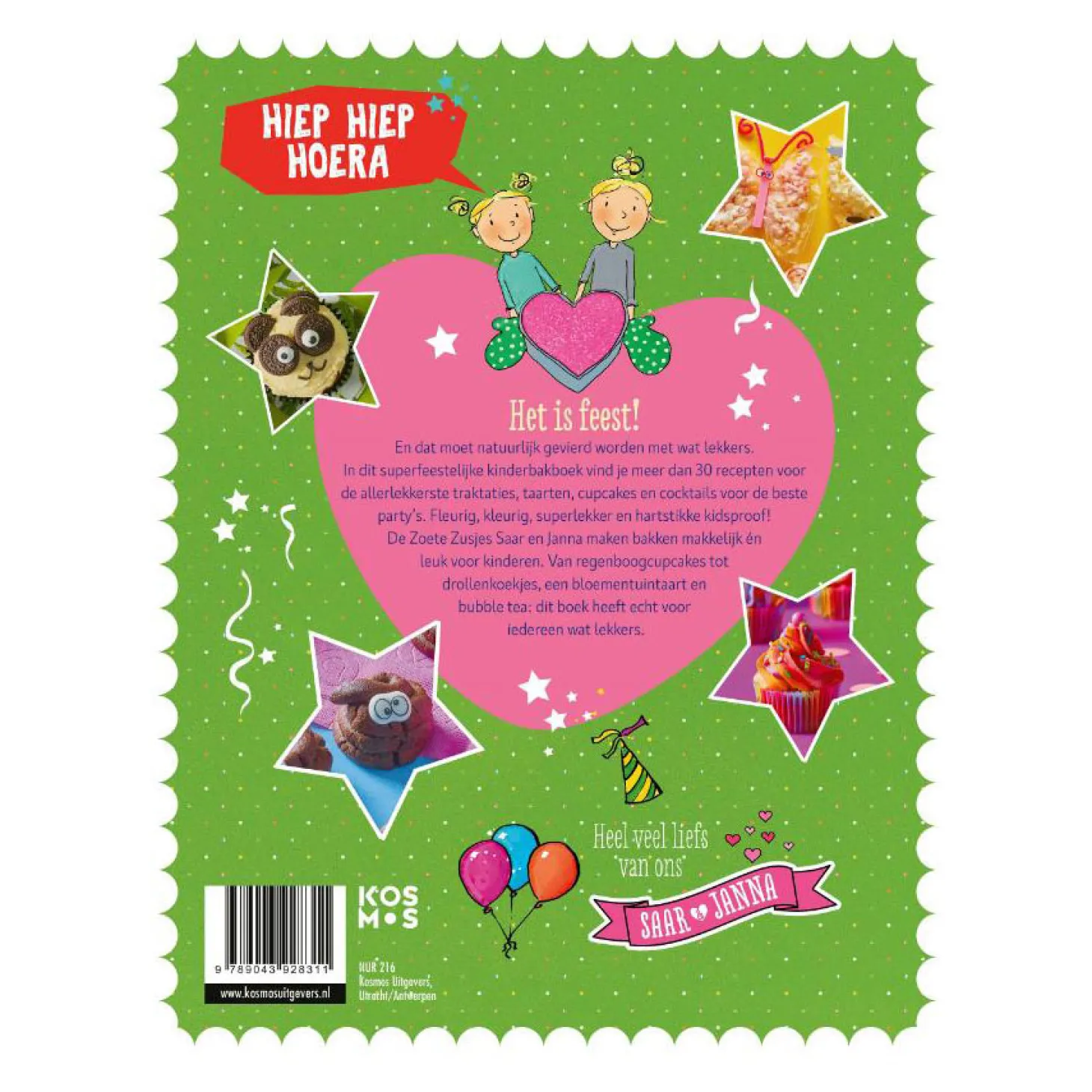 Feest met de Zoete Zusjes: Bakboek met meer dan 30 recepten