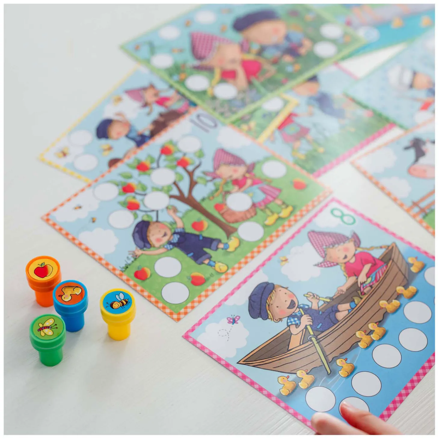 Fien & Teun Educatieve Stempelset