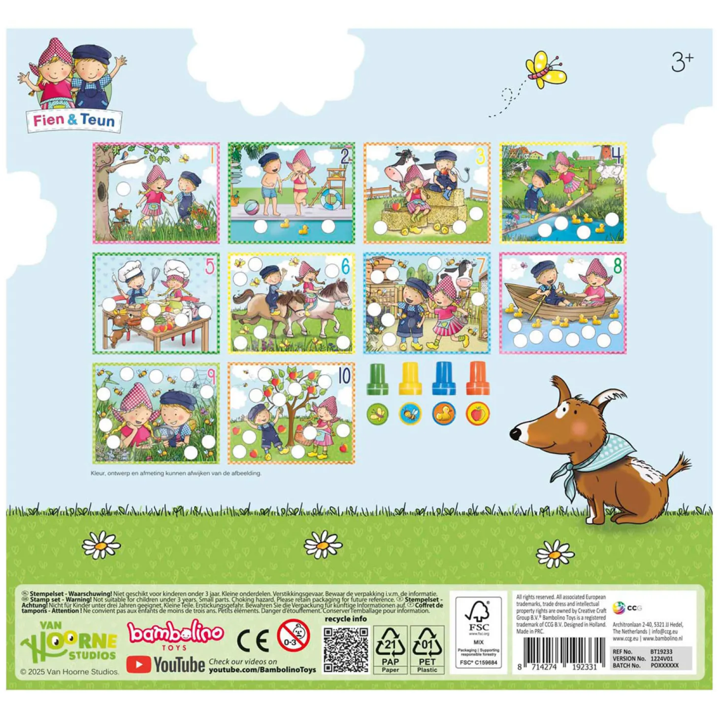 Fien & Teun Educatieve Stempelset