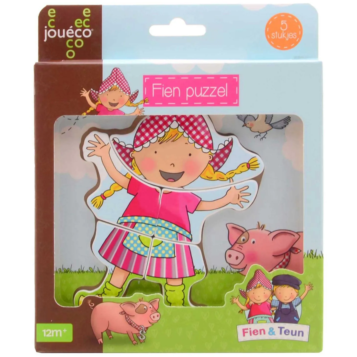 Fien & Teun Houten Puzzel Fien - 5dlg.