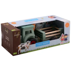 Fien & Teun Houten Tractor met Accesoires - 7dlg.