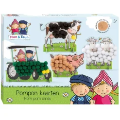 Fien & Teun Pompom Plakken