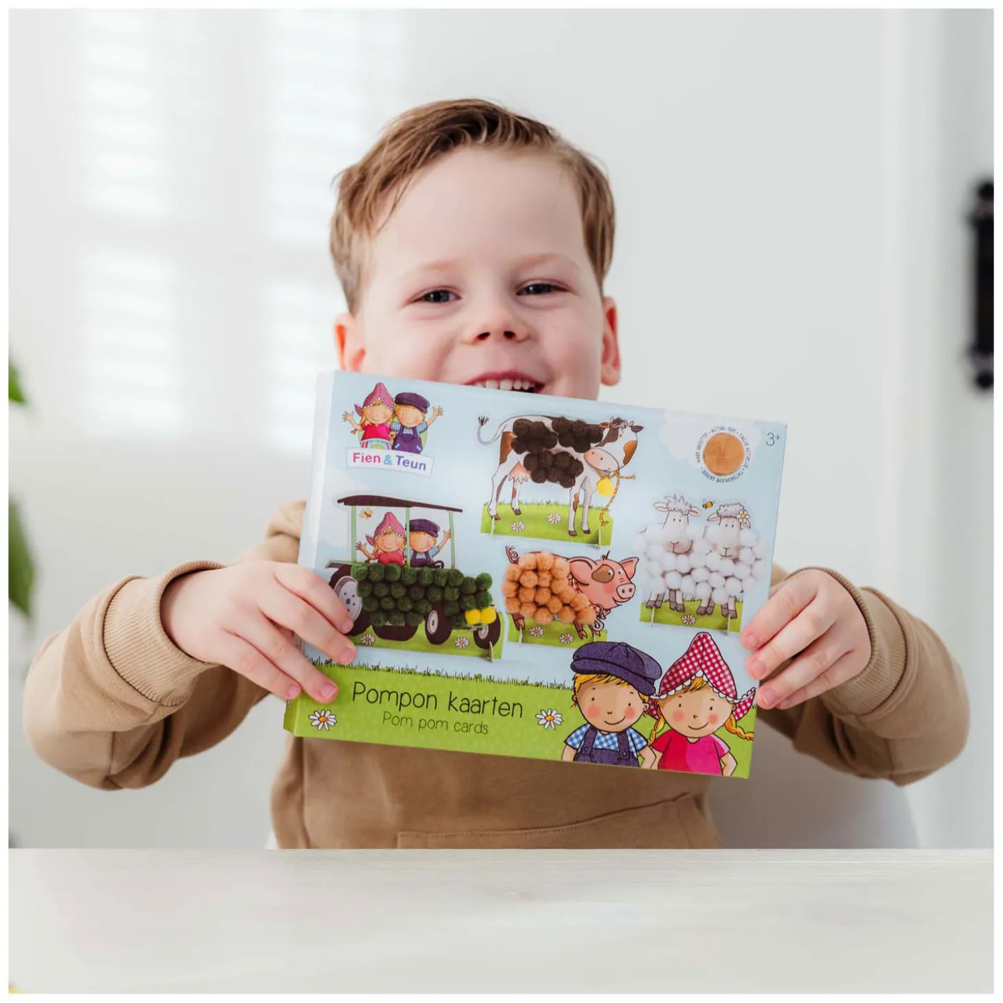 Fien & Teun Pompom Plakken