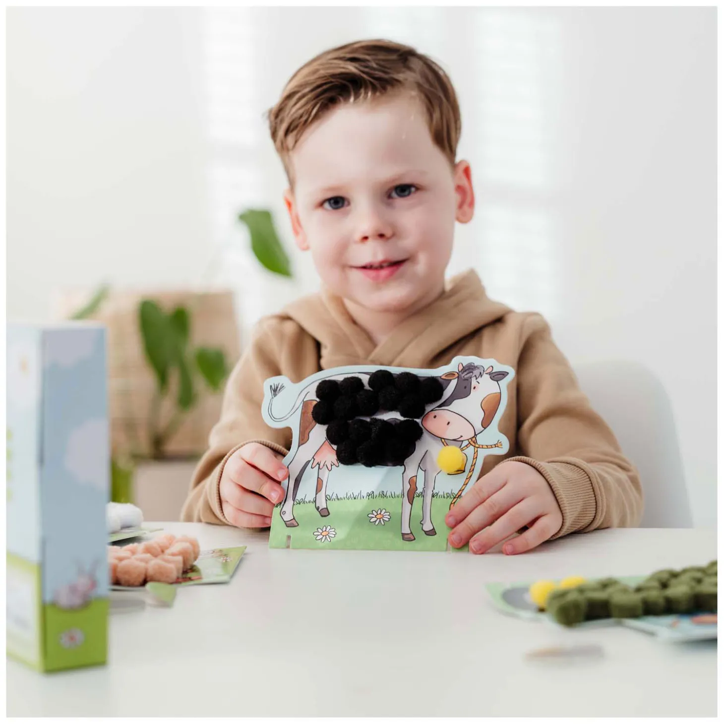 Fien & Teun Pompom Plakken