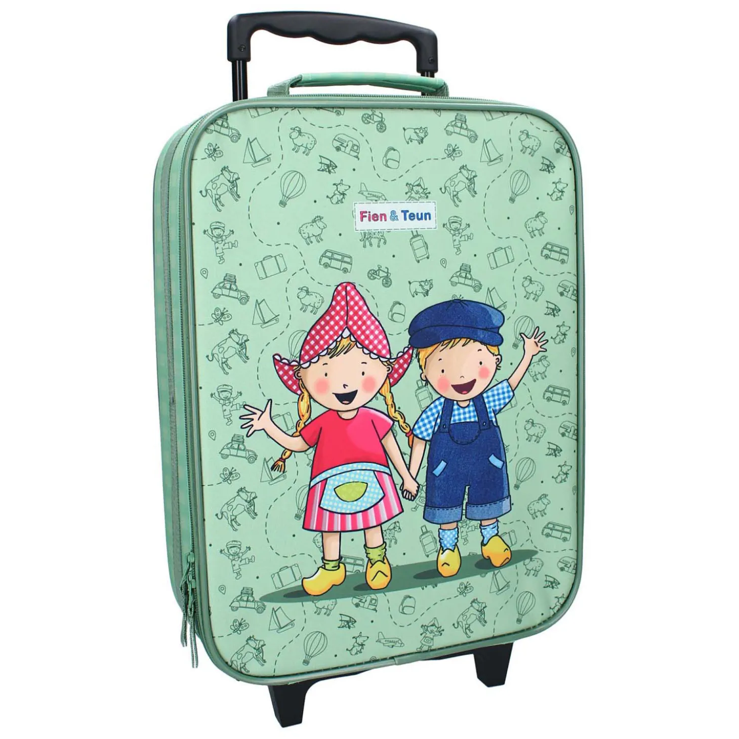 Fien en Teun Trolley Koffer Dierenvriendjes