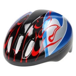 Fietshelm, maat 50-54 -Blauw/Rood