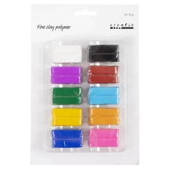 Fijne Polymeerklei Kleurrijk, 10x20 gram