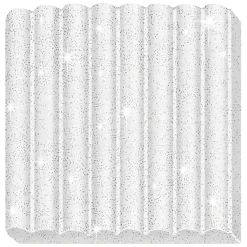 FIMO Kids Boetseerklei Wit Glitter, 42gr