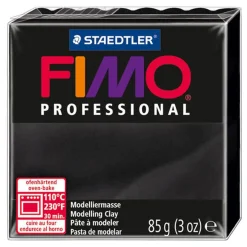 Fimo Professional Boetseerklei Zwart, 85 gram