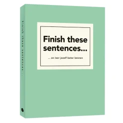 Finish these sentences Invulboek