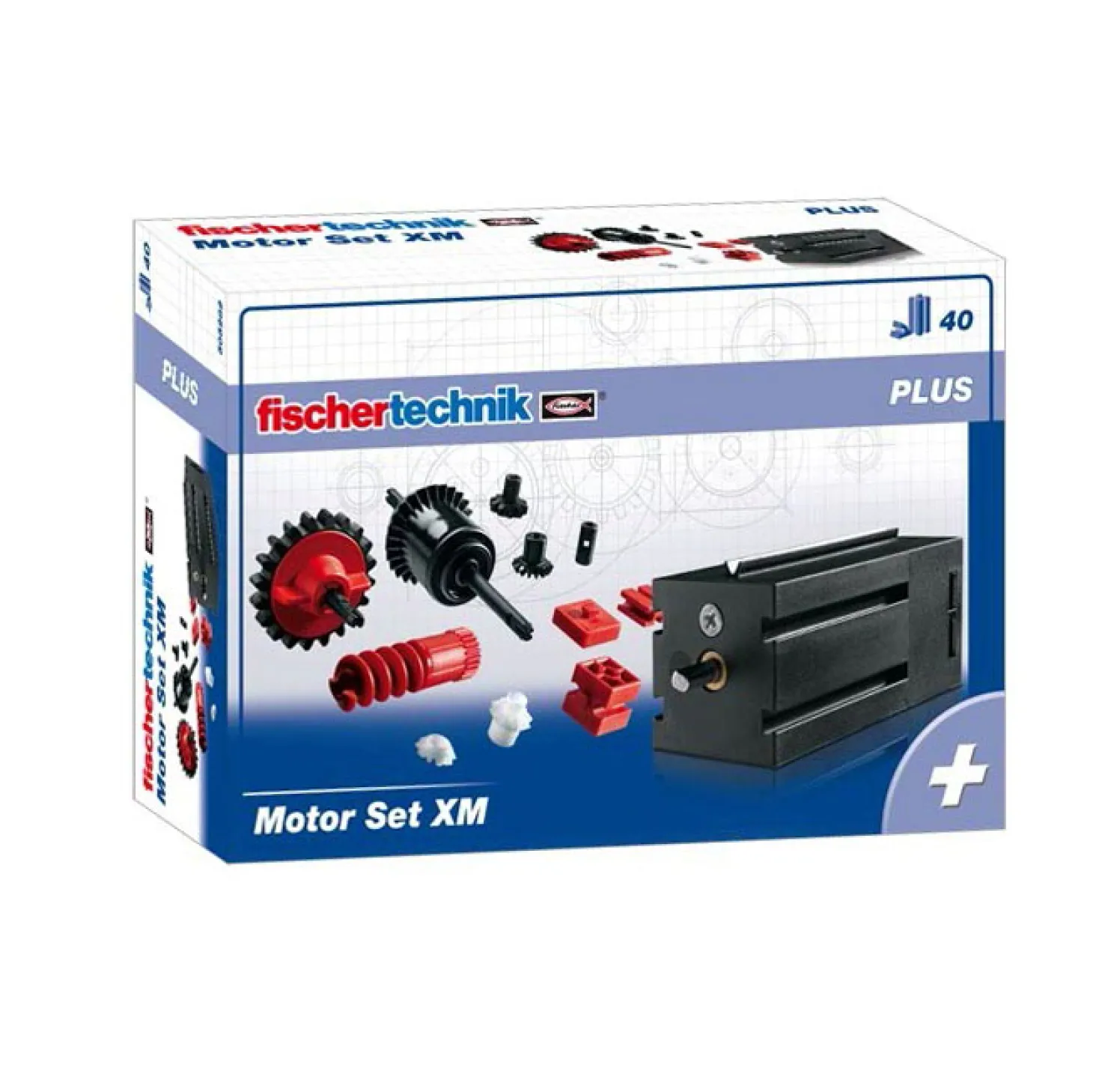 Fischertechnik Plus - Motor Set XM, 40dlg.
