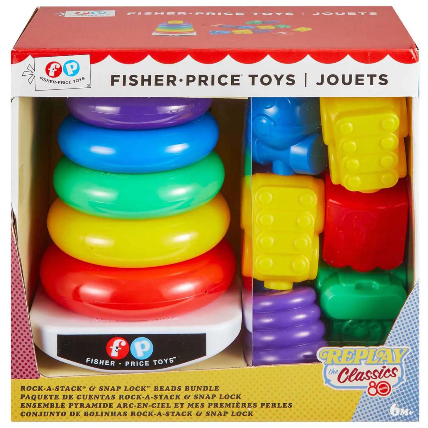 Fisher Price Stapeltoren en Klikkralen