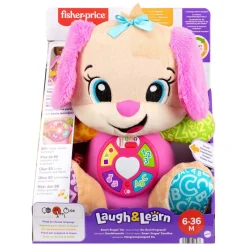 Fisher Price Zusje Puppy Knuffel met Geluid