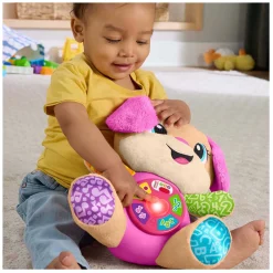 Fisher Price Zusje Puppy Knuffel met Geluid