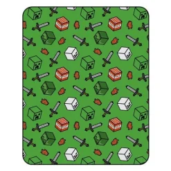 Flanel Deken Minecraft, 110x150cm