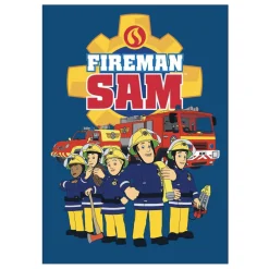 Fleece Deken Brandweerman Sam, 110x140cm