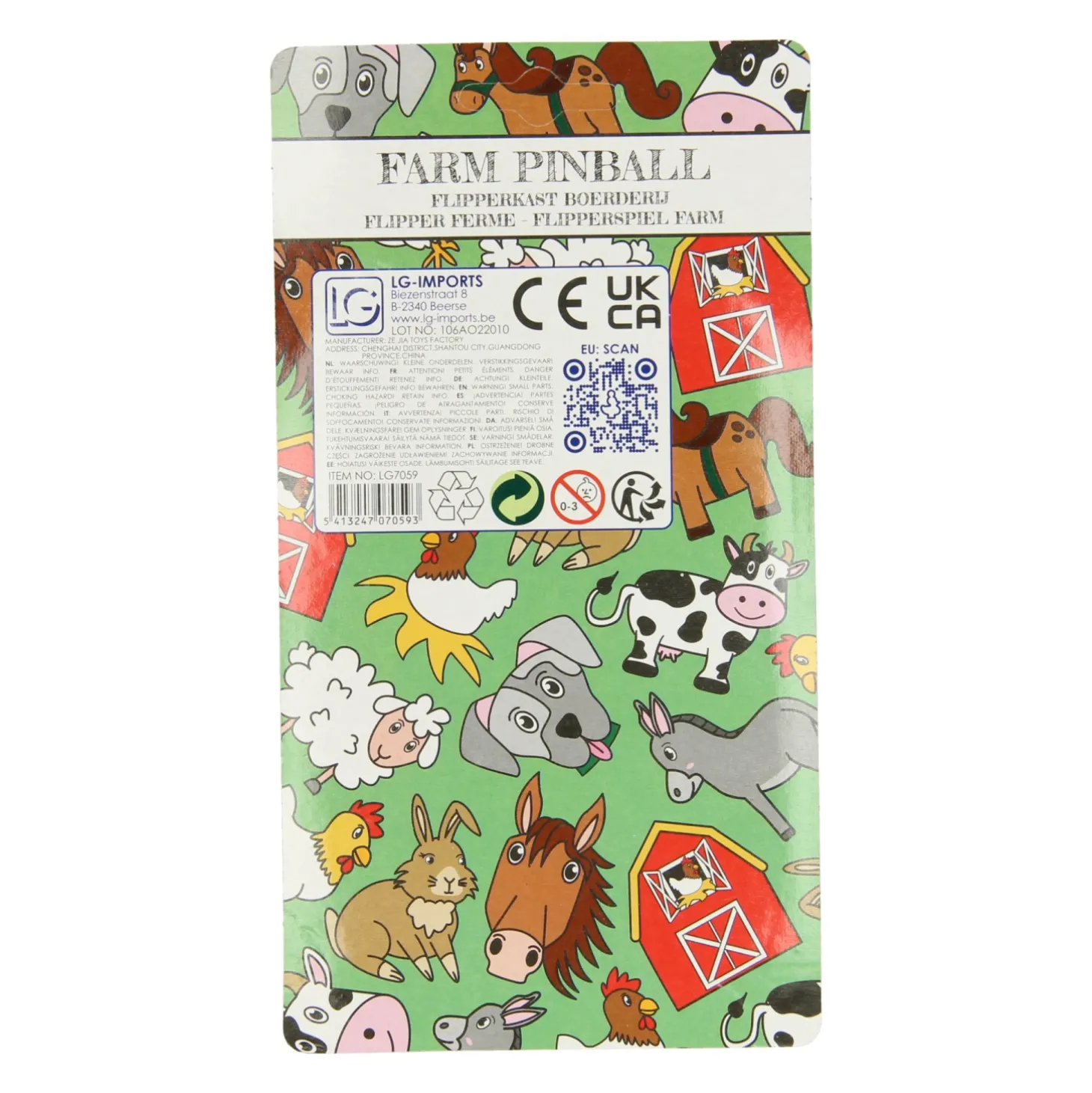 Flipperspel Boerderijdieren